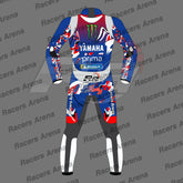 Fabio Quartararo Le Mans Yamaha 2025 Motorcycle Leather Race Suit Back